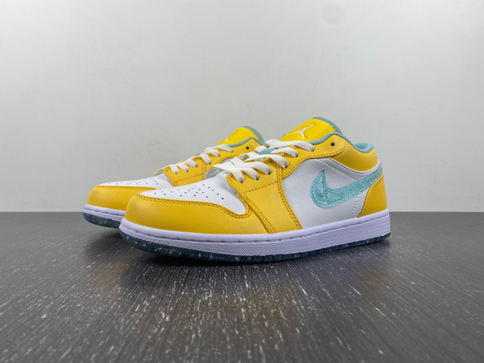air jordan 1 low yellow white grind dx4375-800