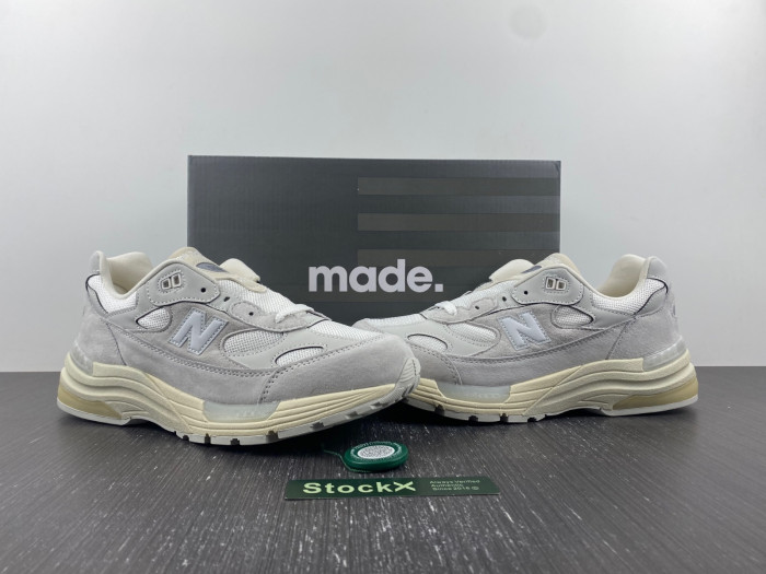 new balance 992 white silver (2021) - m992md