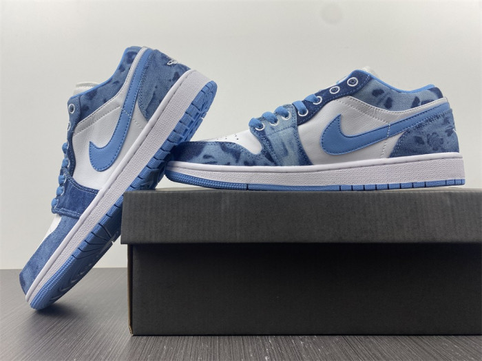 air jordan 1 low washed denim dm8947-100