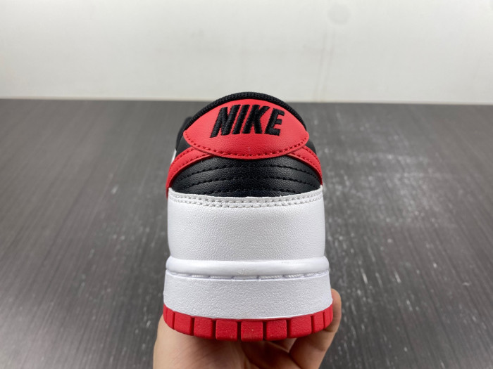 nike dunk low "white/black/red" fd9762-061