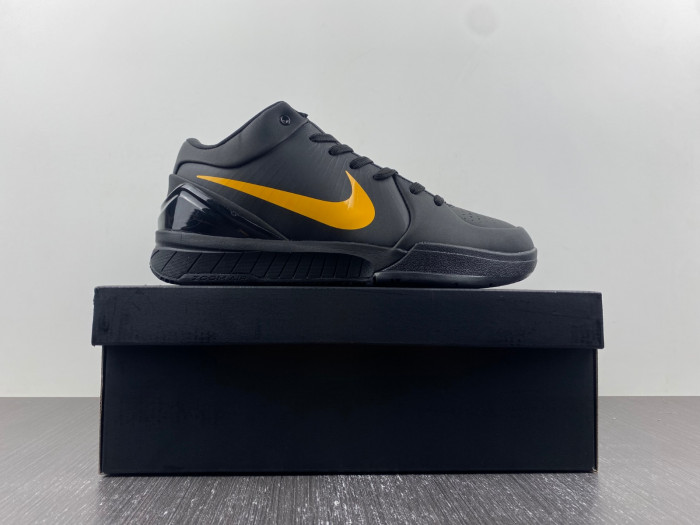 nike kobe 4 protro black university gold fq3544-001