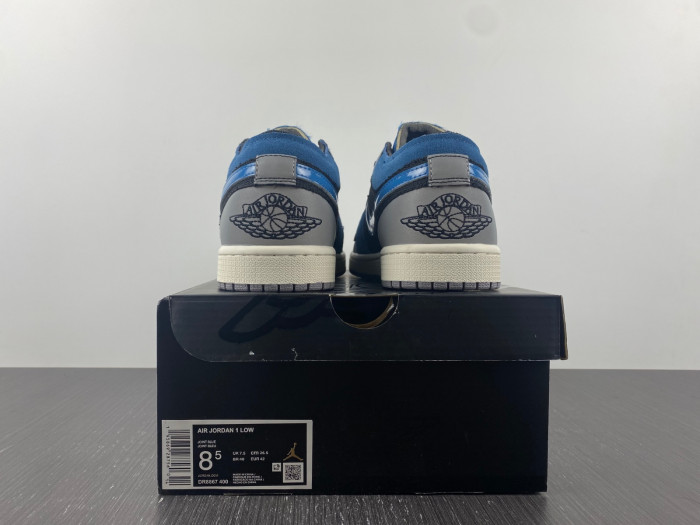 air jordan 1 low se craft "obsidian" dr8867-400