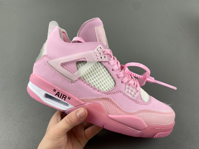 off-white x jordan 4 “pink”