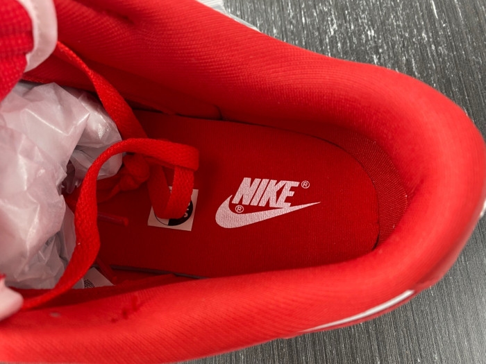 nike dunk low university red white cu1727-100