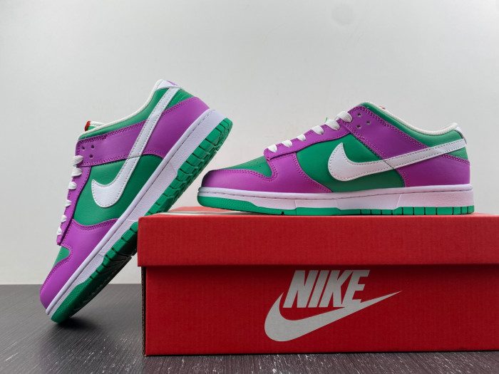 nike dunk low "stadium green/fuchsia" fd9924-311