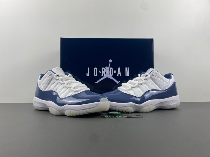 air jordan 11 low "diffused blue" fv5104-104