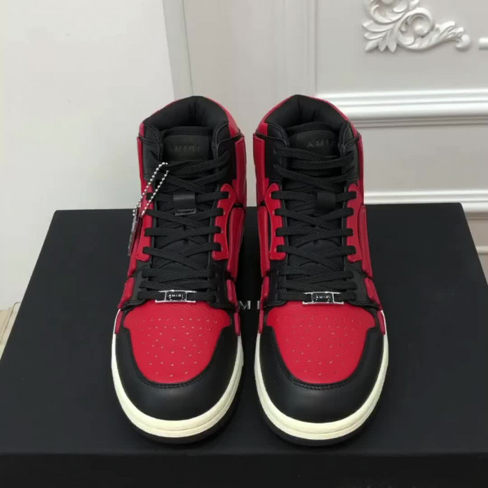 amiri* skel leather sneakers