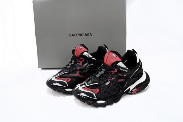 Ba*len*cia*ga track 2 sneaker military black white red 568614 w2gn3 6000