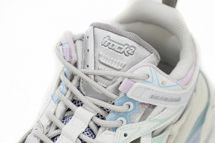 Ba*len*cia*ga track 2 sneaker military black pale white purple 568615 w2gn3 9045