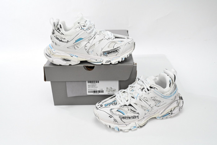 Ba*len*cia*ga tess s.black graffiti art 542436 w3sra 9014