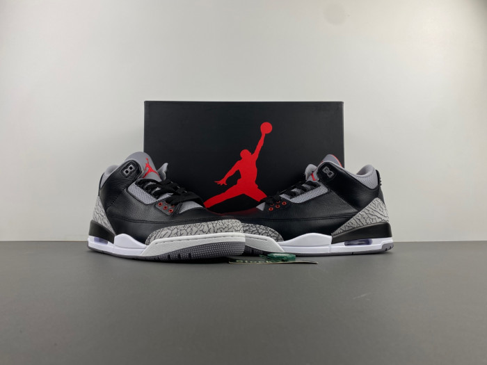 air jordan 3 og “black cement” sku:dn3707-010