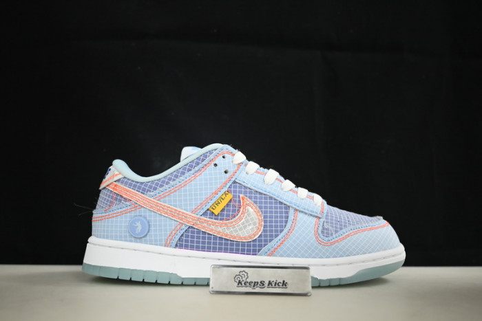 union x nike dunk low “passport pack argon” dj9649-400