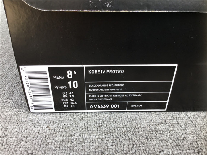nike kobe 4 protro carpe diem av6339-001