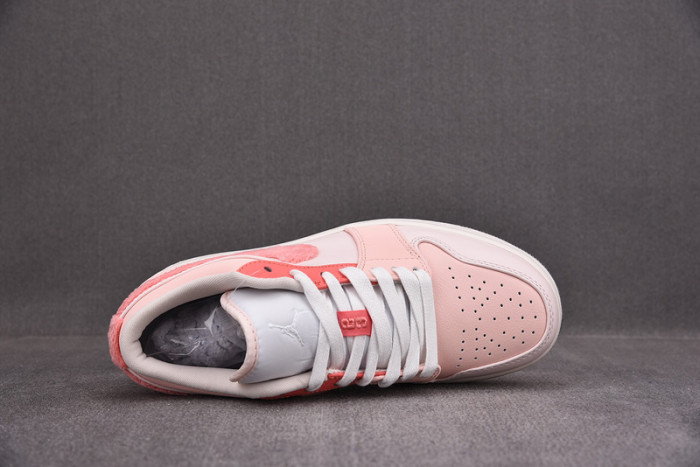 air jordan 1 low white pink grey dm5443-666