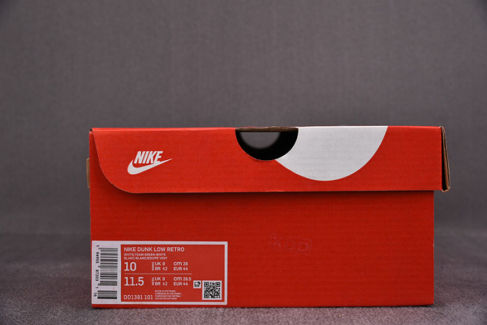 nike dunk low team green dd1391-101