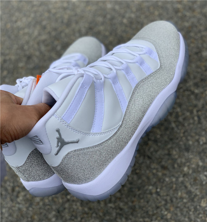 air jordan 11 retro "metallic silver" ar0715 100
