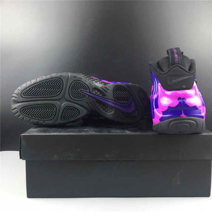nike air foamposite pro "purple camo" (black) - 624041-012