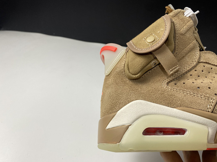 travis scott air jordan 6 british khaki dh0690-200