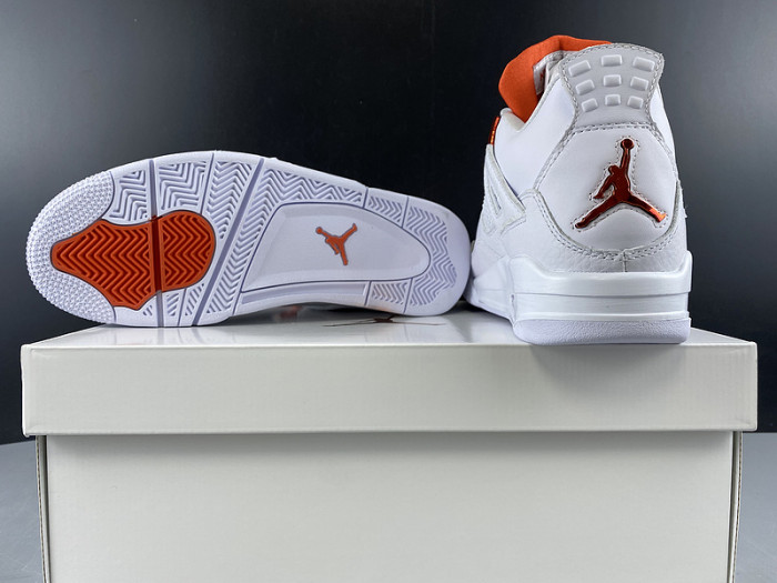 air jordan 4 retro "metallic orange" ct8527-118