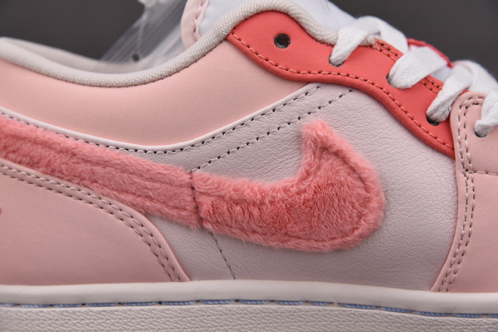 air jordan 1 low white pink grey dm5443-666