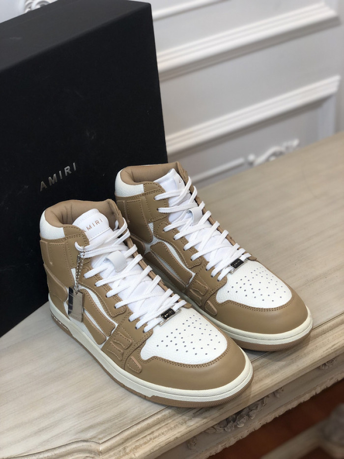 amiri* skel leather sneakers