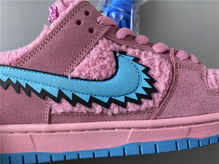 grateful dead x nike sb dunk low pink bear 2020 cj5378-600