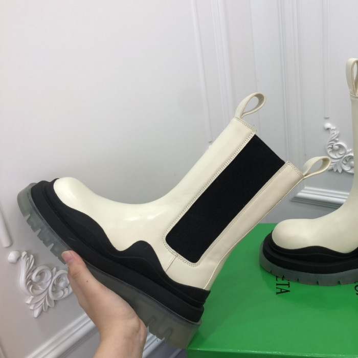 Botteg*Venta Tire Leather Ankle boots