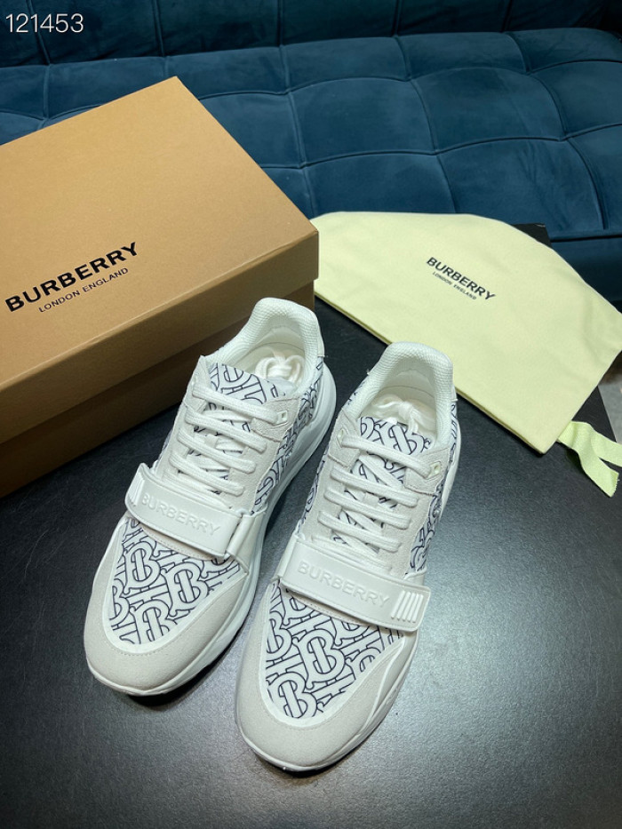 Bur*berry Vintage Check, Leather and Mesh Sneakers