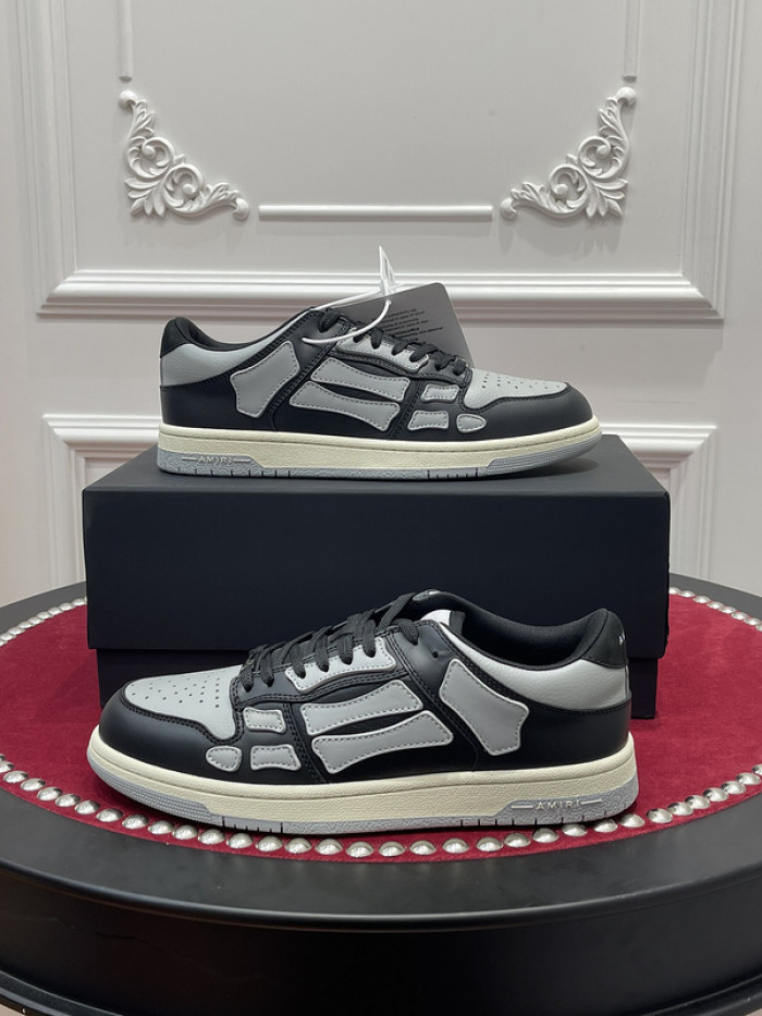 amiri* skel leather sneakers