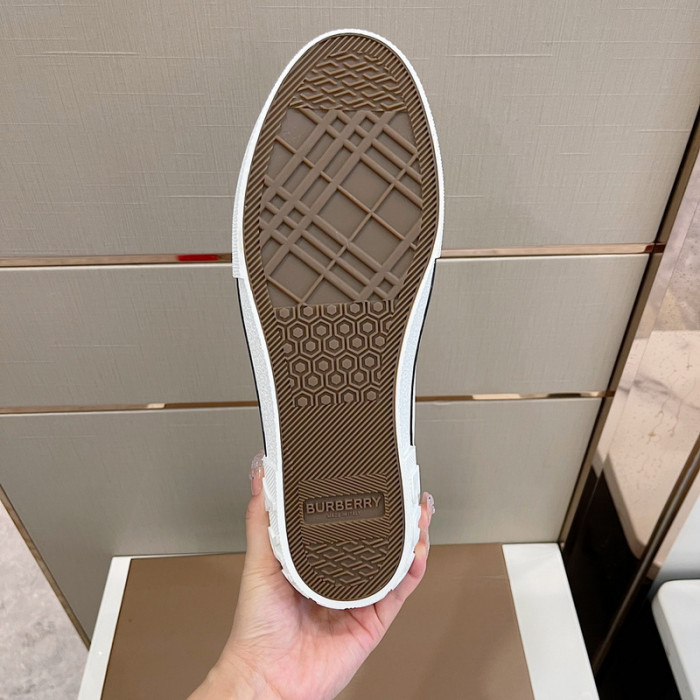 B**rry vintage check cotton sneakers