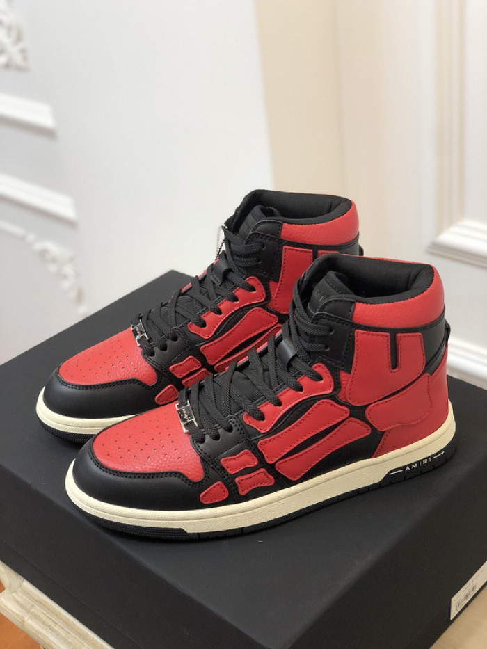 amiri* skel leather sneakers