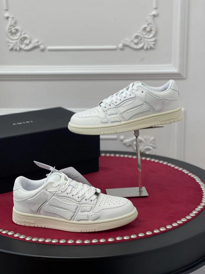 amiri* skel leather sneakers