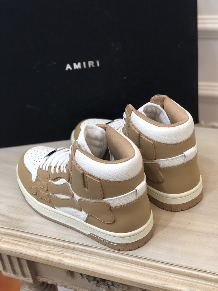 amiri* skel leather sneakers