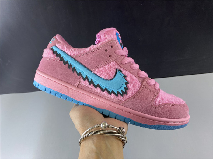 grateful dead x nike sb dunk low pink bear 2020 cj5378-600