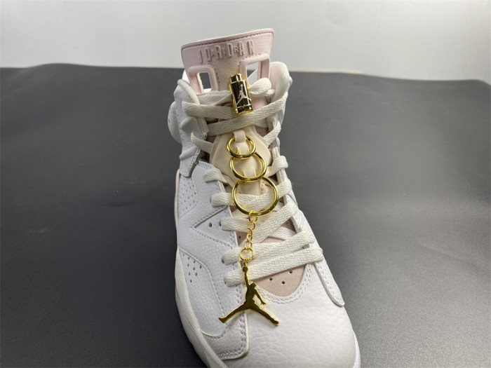 air jordan 6 gold hoops wmns dh9696-100