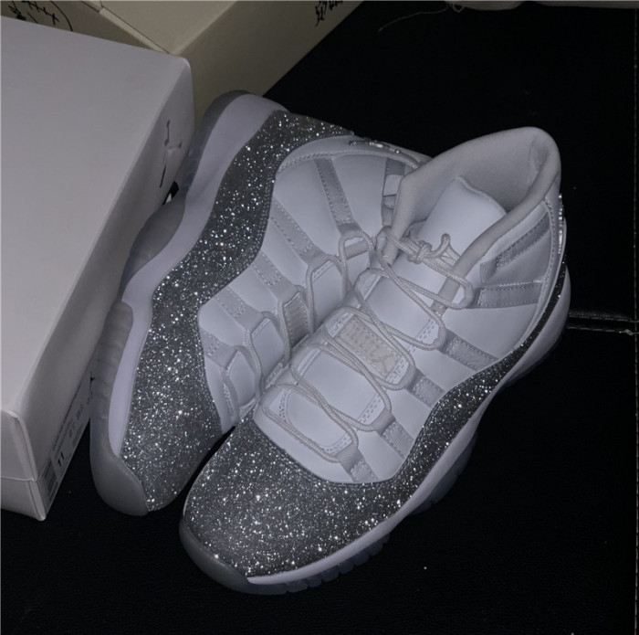 air jordan 11 retro "metallic silver" ar0715 100