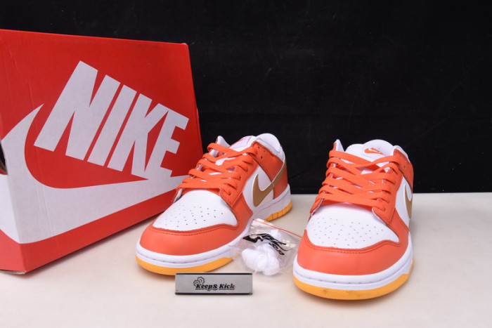 nike dunk low "golden orange" dq4690-800