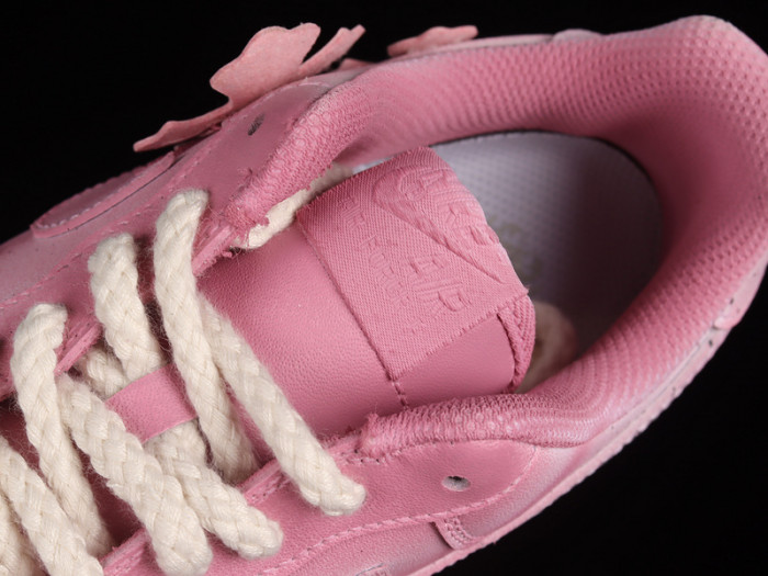 Ch*0me He**ts x nike air force 1 low 07 pink/pink/white dd8959-100